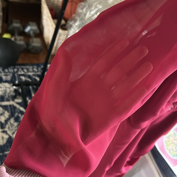 Symphony Of Venus Red Mother of Groom/Bride Dress with Matching Shrug size 18 - Picture 12 of 12